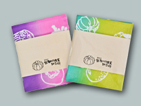 実篤手ぬぐいグラデーション